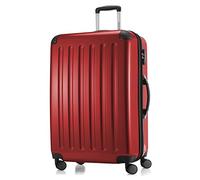 HAUPTSTADTKOFFER - ALEX - Bagage soute, Valise rigide, 4 doubles roues, 75 cm,119 litres, Rouge