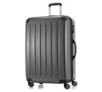 HAUPTSTADTKOFFER - ALEX - Bagage soute, Valise rigide, 4 doubles roues, 75 cm,119 litres, Titane