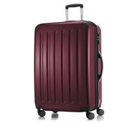 HAUPTSTADTKOFFER Alex - Grande valise rigide, serrure TSA, 4 roulettes, 75 cm, 119 litres, Bourgogne