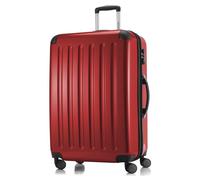 HAUPTSTADTKOFFER Alex - Grande valise rigide, serrure TSA, 4 roulettes, 75 cm, 119 litres, Rouge