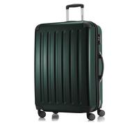 HAUPTSTADTKOFFER Alex - Grande valise rigide, serrure TSA, 4 roulettes, 75 cm, 119 litres, Vert forêt
