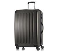 HAUPTSTADTKOFFER - Alex - Großer Hartschalen-Koffer mit Rollen Trolley XL Rollkoffer Dehnfalte Reisekoffer 120L, TSA-Schloss,Graphit
