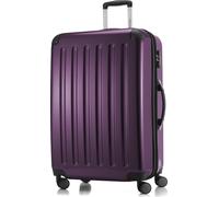 HAUPTSTADTKOFFER - Alex - Großer Hartschalen-Koffer mit Rollen Trolley XL Rollkoffer Dehnfalte Reisekoffer 120L, TSA-SchlossAubergine