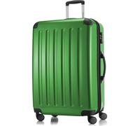 HAUPTSTADTKOFFER - Alex - Großer Hartschalen-Koffer mit Rollen Trolley XL Rollkoffer Dehnfalte Reisekoffer 120L, TSA-SchlossGrün