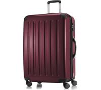 HAUPTSTADTKOFFER - Alex - Großer Hartschalen-Koffer mit Rollen Trolley XL Rollkoffer Dehnfalte Reisekoffer 120L, TSA-Schloss,Burgund