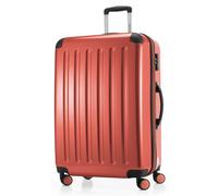 HAUPTSTADTKOFFER - Alex - Großer Hartschalen-Koffer mit Rollen Trolley XL Rollkoffer Dehnfalte Reisekoffer 120L, TSA-Schloss,Korall