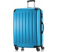 HAUPTSTADTKOFFER - Alex - Großer Hartschalen-Koffer mit Rollen Trolley XL Rollkoffer Dehnfalte Reisekoffer 120L, TSA-SchlossCyanblau
