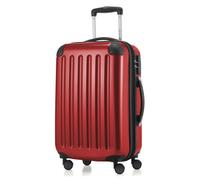 HAUPTSTADTKOFFER - Alex - Handgepäck Koffer für jede Airline, 4 Rollen, 15% mehr Volumen , 55 cm, max. 42 Liter,Rot