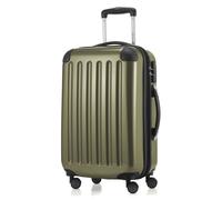 HAUPTSTADTKOFFER - Alex - Handgepäck Koffer für jede Airline, 4 Rollen, 15% mehr Volumen , 55 cm, max. 42 Liter,Avocado