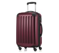 HAUPTSTADTKOFFER - Alex - Handgepäck Koffer für jede Airline, 4 Rollen, 15% mehr Volumen , 55 cm, max. 42 Liter,Burgund