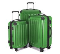 HAUPTSTADTKOFFER - Alex - Koffer-Set 3 Trolley Hartschale, 4 Rollen (S, M & L),Grün