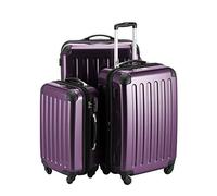 HAUPTSTADTKOFFER - Alex - Set de 3 pièces (55 cm, 65 cm, 75 cm), Valises rigide, Trolleys, 4 rudeas, Violet