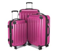 HAUPTSTADTKOFFER Alex - Set de 3 valises à roulettes, TSA, (tailles S, M et L), Magenta