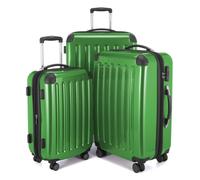 HAUPTSTADTKOFFER Alex - Set de 3 valises à roulettes, TSA, (tailles S, M et L), Vert