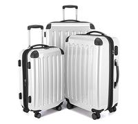 Hauptstadtkoffer - Alex - Set de 3 Valises rigides Bagage Trolley 4 Roues, (S, M & L), Blanc