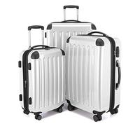 Hauptstadtkoffer - Alex - Set de 3 Valises rigides Bagage Trolley 4 Roues, TSA, (S, M & L), Blanc