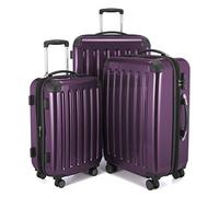 Hauptstadtkoffer Alex Set de 3 Valises - Valise Cabine 55 cm, Valise Moyenne 65 cm et Grande Valise 75 cm, Coque Rigide ABS/PC, Serrure TSA, Violet