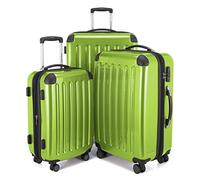 Hauptstadtkoffer Alex Set de 3 Valises - Valise Cabine 55 cm, Valise Moyenne 65 cm et Grande Valise 75 cm, Coque Rigide ABS/PC, Serrure TSA, Pomme Verte