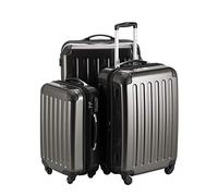 HAUPTSTADTKOFFER - Alex - Set de 3 pièces (55 cm, 65 cm, 75 cm), Valises rigide, Trolleys, 4 rudeas, Graphite