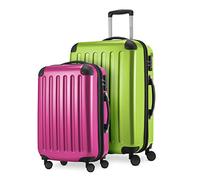 HAUPTSTADTKOFFER - Alex - Set de Bagages en 2 Tailles, Bagage Cabine Avion 55cm + Trolley Moyen Rigide 65cm, Valises avec Extensible Volume, 4 Roues, 116 L, Serrure TSA