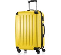 HAUPTSTADTKOFFER - Alex - Valise à coque dure avec extension Valise de voyage Hardcase Check-In Luggage 15-20 kg, expandable Trolley glossy 65 cm, 74 L,Jaune