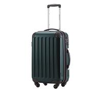 Hauptstadtkoffer Alex Valise Cabine 55x38x23 cm, 42 L, Serrure à Combinaison, Trolley Rigide Extensible PC/ABS, 3,2 kg, 4 Doubles Roues, Vert foncé