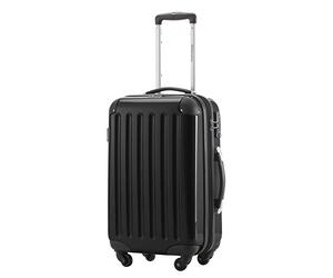 Hauptstadtkoffer Alex Valise Cabine 55x38x23 cm, 42 L, Serrure TSA, Trolley Rigide Extensible PC/ABS, 3,2 kg, 4 Doubles Roues, Noir