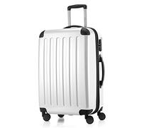 Hauptstadtkoffer Alex Valise Moyenne (65 cm) 68-74 L, Blanc | Coque Rigide ABS/PC · Serrure à Code · Extensible · 4 Roues · Pièces Remplaçables · Bagage en Soute · Vacances · 1-2 Semaines