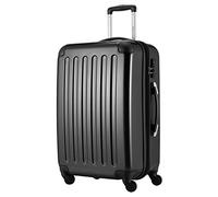 Hauptstadtkoffer Alex Valise Moyenne (65 cm) 68-74 L, Noir | Coque Rigide ABS/PC · Serrure à Code · Extensible · 4 Roues · Pièces Remplaçables · Bagage en Soute · Vacances · 1-2 Semaines
