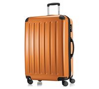HAUPTSTADTKOFFER - ALEX - Bagage soute, Valise rigide, 4 doubles roues, 75 cm,119 litres, Orange