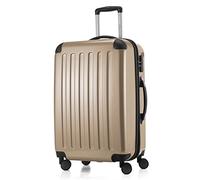 HAUPTSTADTKOFFER - ALEX - Bagage soute, Valise rigide, 4 roues doubles, 65 cm, 74 litres, Champagne