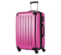 HAUPTSTADTKOFFER - Alex - Valise Moyenne Rigide Bagage Trolley 4 Roues, 65 cm, 74 litres, Rosé