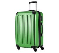 HAUPTSTADTKOFFER - Alex - Valise Moyenne Rigide Bagage Trolley 4 Roues, 65 cm, 74 litres, Vert