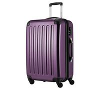 HAUPTSTADTKOFFER - Alex - Valise Moyenne Rigide Bagage Trolley 4 Roues, 65 cm, 74 litres, Violet