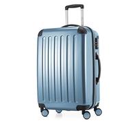 HAUPTSTADTKOFFER - Alex - Valise Moyenne Rigide Bagage Trolley 4 Roues, TSA, 65 cm, 74 litres, Pool Blue