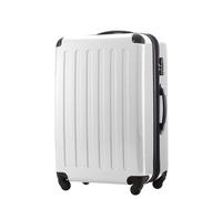 Hauptstadtkoffer Alex - Valise rigide 75 cm 119 L Blanc brillant, TSA, 4 roues 360°