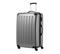 Hauptstadtkoffer® Alex · Valise Rigide argentée Brillante 130 litres · 75 * 52 * 32 cm