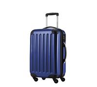 HAUPTSTADTKOFFER® "Alex - Valise Rigide - Brillante (42 litres, Bleu foncé)