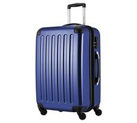 HAUPTSTADTKOFFER® "Alex - Valise Rigide - Brillante (74 litres, Bleu foncé)