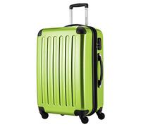HAUPTSTADTKOFFER - Alex - Valise Moyenne Rigide Bagage Trolley 4 Roues, 65 cm, 74 litres, Pomme Verte