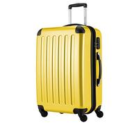Hauptstadtkoffer Alex Valise Rigide Extensible 65 cm (74 L) avec Serrure à Combinaison, Trolley de Voyage Robuste à 4 Doubles Roues, Jaune