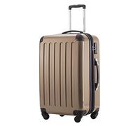 Hauptstadtkoffer Alex Valise Rigide Extensible 65 cm (74 L) avec Serrure TSA, Trolley de Voyage Robuste à 4 Doubles Roues, Champagne