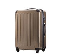 Hauptstadtkoffer Alex Valise Rigide Extensible 75 cm (119 L) avec Serrure TSA, Trolley de Voyage Robuste à 4 Doubles Roues, Champagne