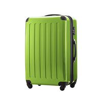 HAUPTSTADTKOFFER - Alex - Valise Rigide Grande Bagage Trolley 4 Roues, TSA, 75 cm, 119 litres, Pomme Verte