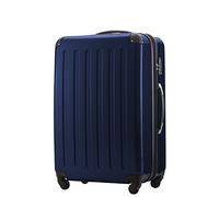 Hauptstadtkoffer Alex Valise Rigide Extensible 75 cm (119 L) avec Serrure TSA, Trolley de Voyage Robuste à 4 Doubles Roues, Bleu foncé