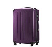 Hauptstadtkoffer Alex Valise Rigide Extensible 75 cm (119 L) avec Serrure TSA, Trolley de Voyage Robuste à 4 Doubles Roues, Violet