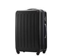Hauptstadtkoffer Alex Valise Rigide Extensible 75 cm (119 L) avec Serrure TSA, Trolley de Voyage Robuste à 4 Doubles Roues, Noir
