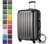 HAUPTSTADTKOFFER Alex - Valise rigide extensible avec 4 roulettes Check-In Trolley Valise de voyage avec soufflet d'extension Check-In Bagages 158cm Hardcase Luggage 65 cm, 74 litres,Graphit