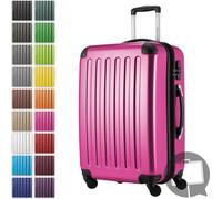 HAUPTSTADTKOFFER Alex - Valise rigide extensible avec 4 roulettes Check-In Trolley Valise de voyage avec soufflet extensible Bagage de soute 158cm Hardcase Luggage 65 cm, 74 litres,Magenta