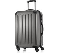 HAUPTSTADTKOFFER - Alex - Valise rigide extensible Trolley brillant coque rigide bagage à roulettes valise de voyage, 65 cm, 74 litres,Titan